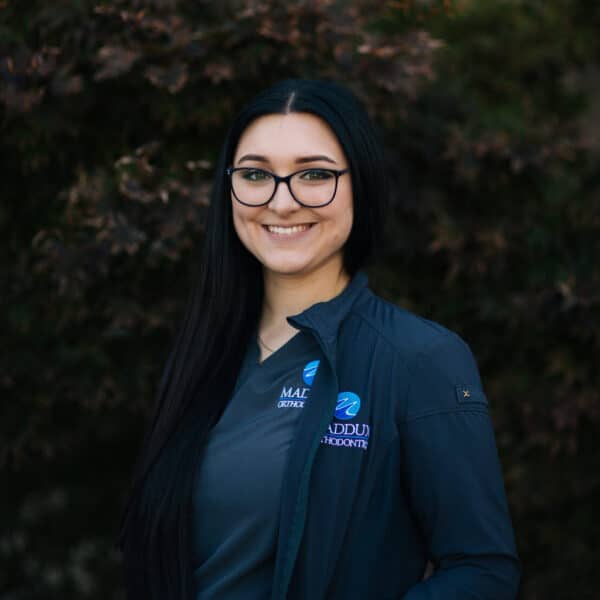 Maddux orthodontics team member harlie